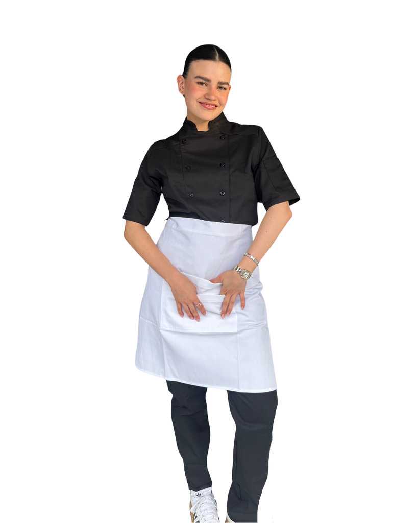zittro Medio mandil delantal chef Blanco. R92351-100